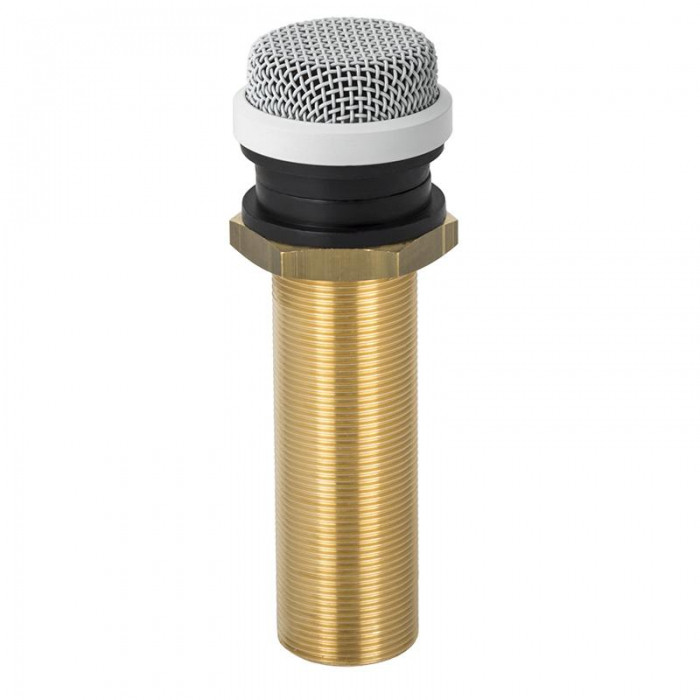 Микрофон кнопочного типа врезной всенаправленный конденсаторный микрофон. Цвет белый