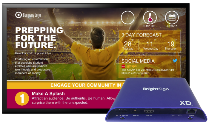 BrightSign и Tightrope Media Systems