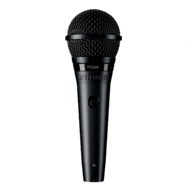 Кардиоидный вокальный микрофон c выключателем, с кабелем XLR -1/4'