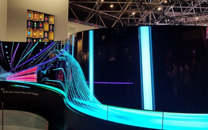 OLED-экран LG на ise-2017