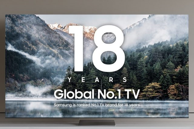 Samsung Electronics сохраняет лидерство на мировом рынке телевизоров на протяжении 18 лет