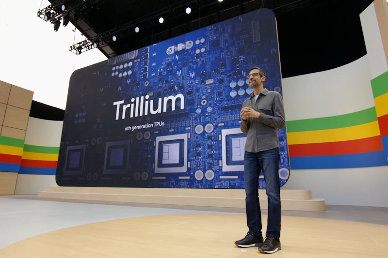 Google Cloud представляет самый мощный тензорный процессор искусственного интеллекта Trillium
