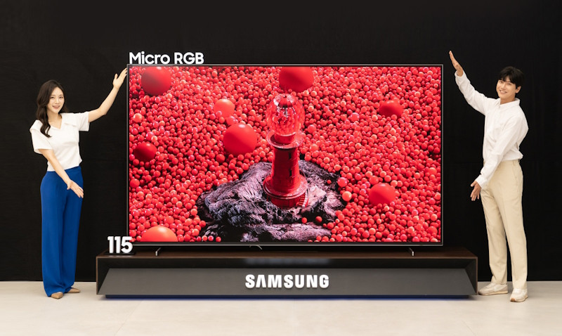 Samsung выпускает первый в мире дисплей с технологией Micro RGB