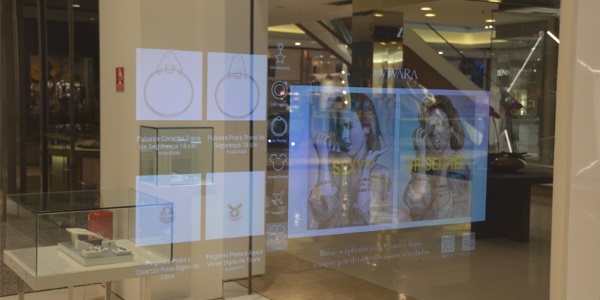 Сенсорное зеркало с использованием сенсорной пленки Displax