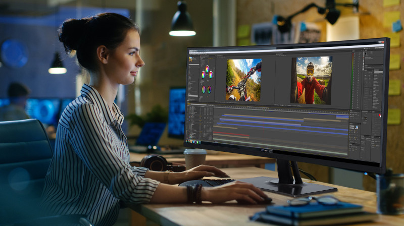 Монитор VP3481, входящий в линейку ViewSonic® ColorPro, идеально подходит для приложений с высокими требованиями к точности отображения цветов.