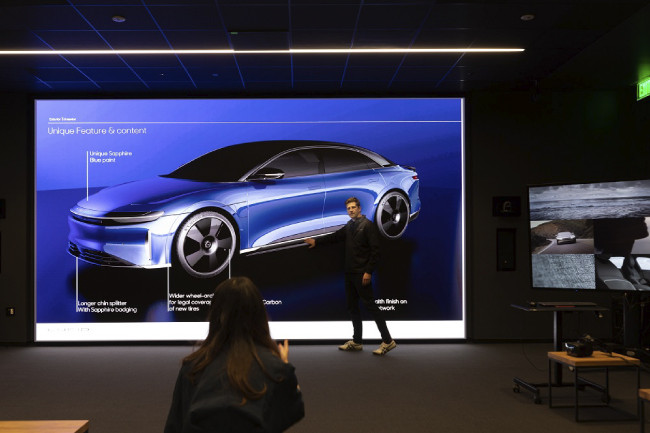 The Wall от Samsung совершенствует процесс работы над дизайном автомобилей в Lucid Motors, фото-1