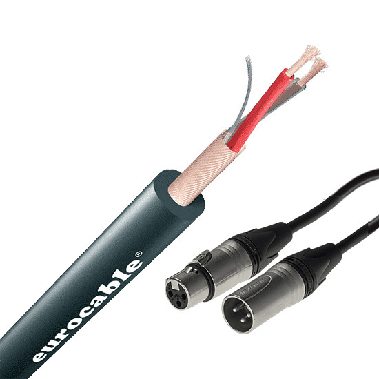 Микрофонный кабель, разъёмы Neutrik XLR 3 серебро/серебро, 10м