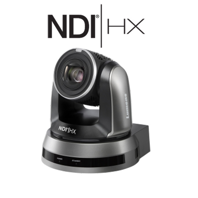 Поворотная IP камера 4K для конференций, 30х оптический zoom, 1/2,5", интерфейсы NDI, Ethernet, HDMI, 3G-SDI (черная)
