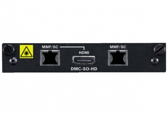 Выходная карта для коммутаторов с двумя независимыми DM 8G® Fiber выходами и одним HDMI® выходом