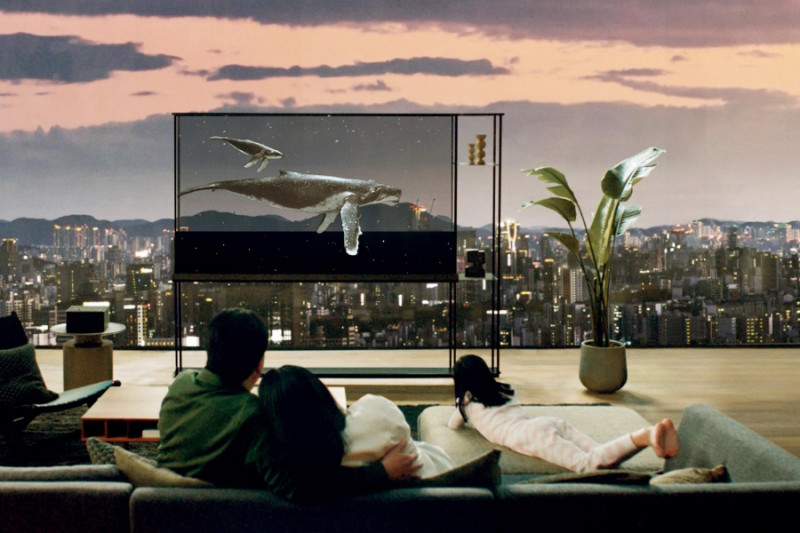 LG Electronics (LG) готовится представить 77-дюймовый LG SIGNATURE OLED T, прозрачный беспроводной 4K телевизор LG OLED.