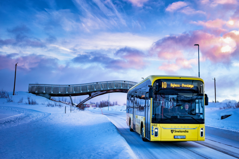 Электробусы Yutong успешно выдержали условия экстремального холода в Норвегии и Казахстане