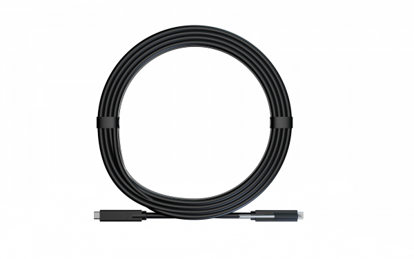 10Gbps USB-C Активный оптический кабель 15 м | 4K60 | Коннектор с винтом