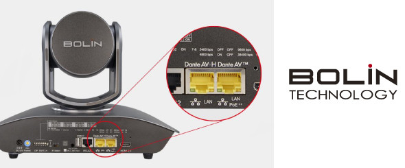 Компания Bolin представила первые в мире двухпотоковые камеры Dante AV™