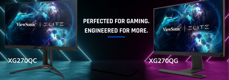 игровые мониторы серий ViewSonic ELITE XG27 и XG05