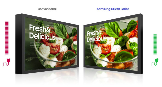 Персонализированная наружная реклама с компактным дисплеем Samsung OH24B, фото-9