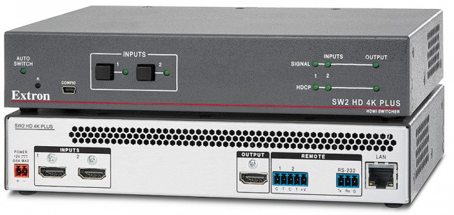 Коммутаторы HDMI 4K/60 с мониторингом и управлением по Ethernet, на два входа