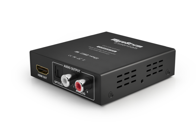 Дэ-эмбеддер аналогового и цифрового аудио из HDMI 2.0, c проходным HDMI портом