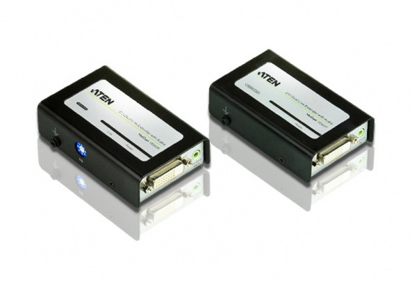 Удлинитель DVI Dual Link и Аудио по кабелю Cat 5 (2560х1600@40м)