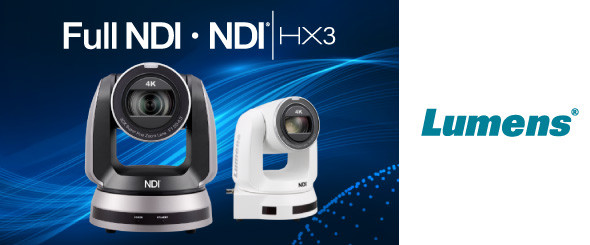 Lumens анонсирует многофункциональную PTZ-камеру 4K NDI|HX3