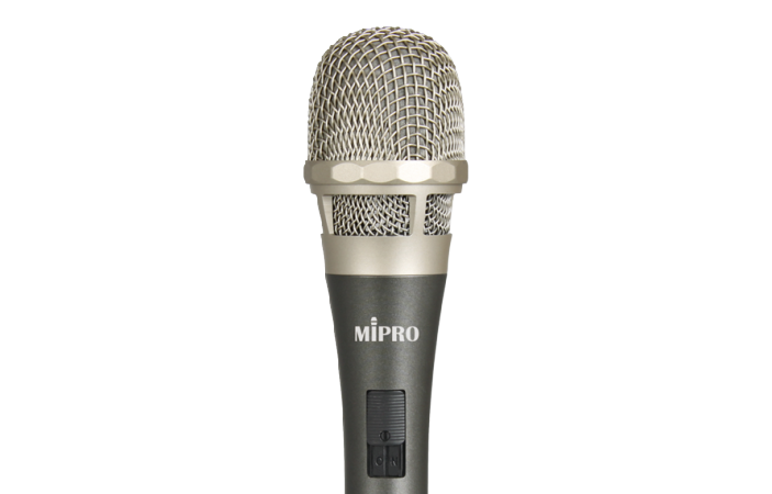 Ручной динамический суперкардиоидный микрофон с кнопкой вкл./выкл.