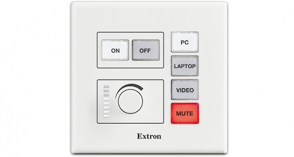 Сетевая кнопочная панель с 6 кнопками: 2 ганга, по стандарту США (US)
