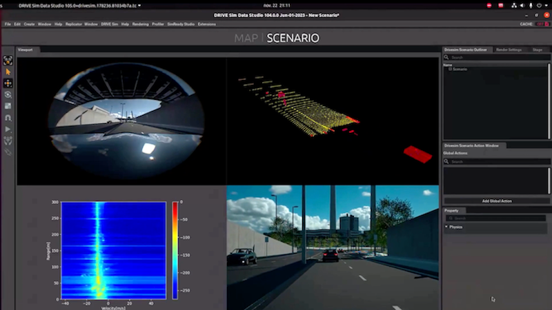Интеграция AVxcelerate Sensors и Nvidia Drive Sim