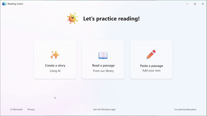 Reading Coach