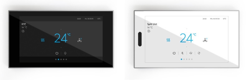 ABB RoomTouch доступно в черном или белом цвете
