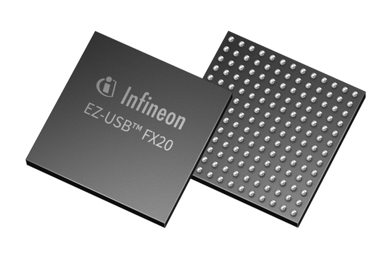 Немецкая компания Infineon Technologies, мировой лидер в области полупроводниковых систем питания и Интернета вещей, объявила о выпуске нового программируемого периферийного USB-контроллера EZ-USB™ FX20.