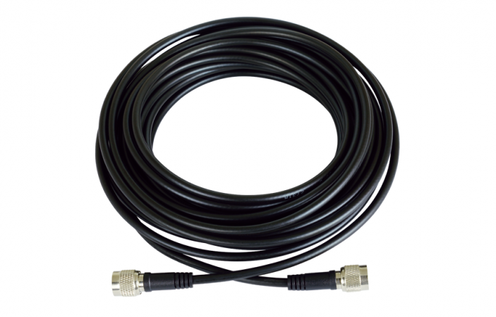 Антенный коаксиальный кабель, 50 Ом. Разъёмы TNC-TNC, 20 метров