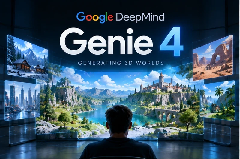 Google представляет передовую модель Genie 4 для генерации 3D миров