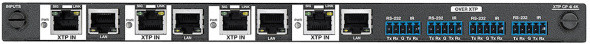 Плата с четырьмя входами XTP 4K и вставкой ИК/RS-232 – возможность удалённого питания 26 Вт