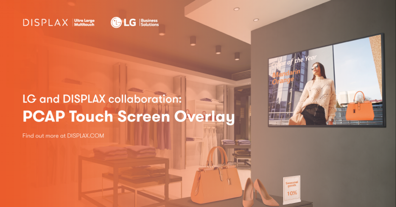 LG и DISPLAX предлагают новые сенсорные накладки с технологией PCAP.