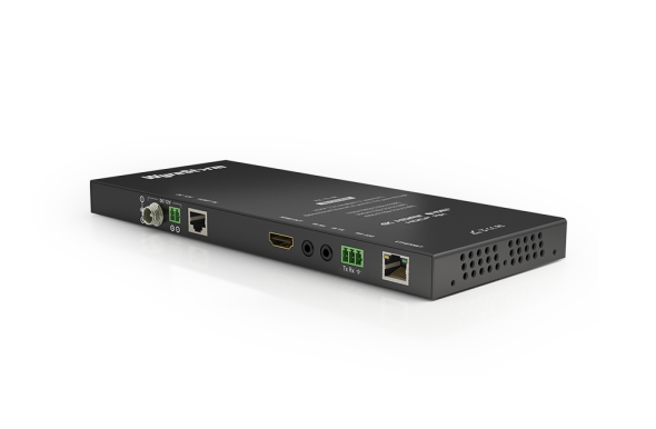 Приемник 4К HDBaseT с двунаправленной передачей управляющего ИК-сигнала, RS-232, Ethernet и PoH (4K: 70 м, 1080p: 100 м)