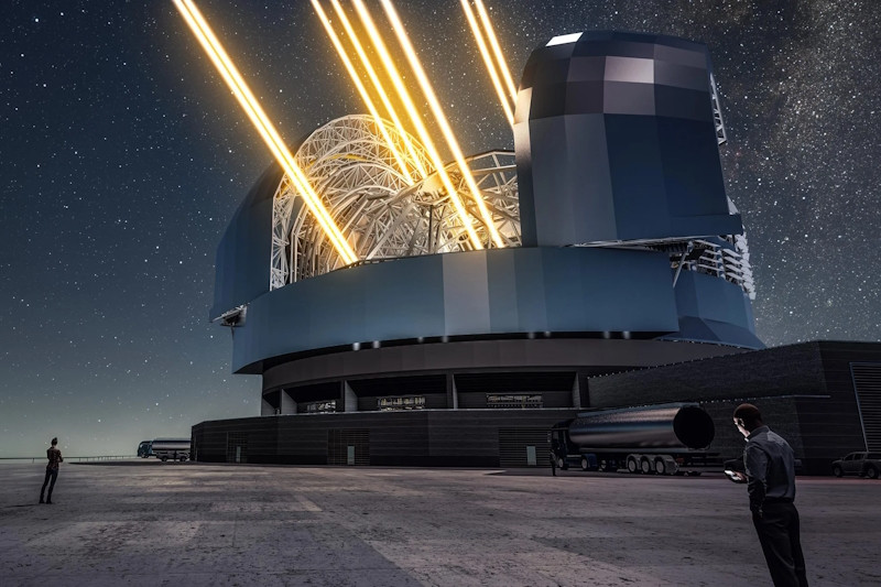 Самое большое в мире зеркало телескопа ELT приблизит звезды к Земле