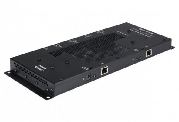 Приемник DigitalMedia 8G+ 4K и комнатный контроллер с масштабатором и понижающим микшированием с портами управления ЛВС, RS-232, ИК и реле