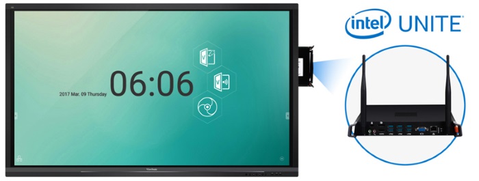 viewsonic viewboard and intel unite