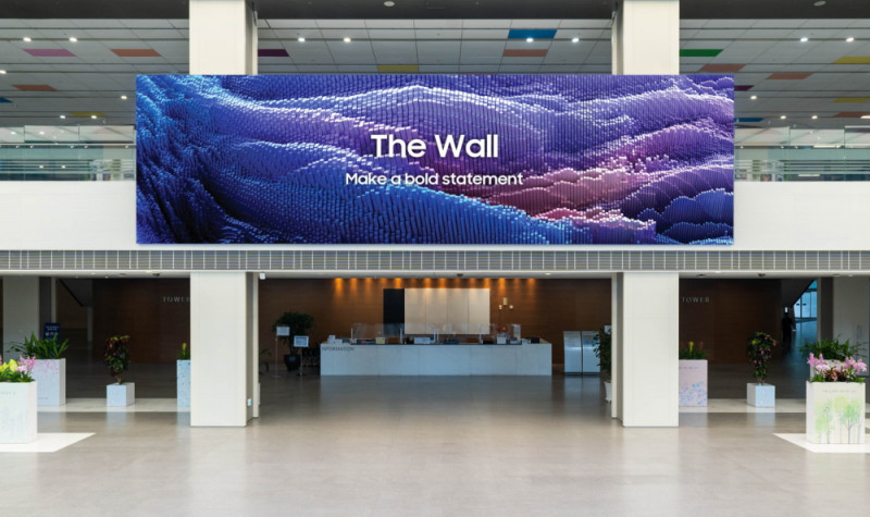 Обновленная версия модульного телевизора The Wall 2021