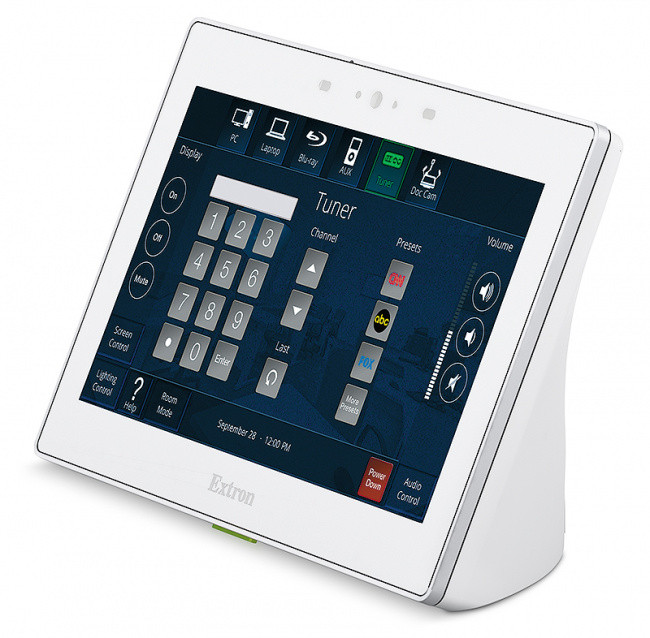 10-дюймовая сенсорная панель TouchLink Pro, настольная, цвет белый