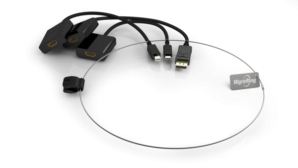 Набор адаптеров USB-C, DisplayPort и Mini DisplayPort в HDMI с замком