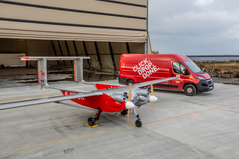 Royal Mail планирует использовать парк из 500 дронов для доставки посылок в сельские районы