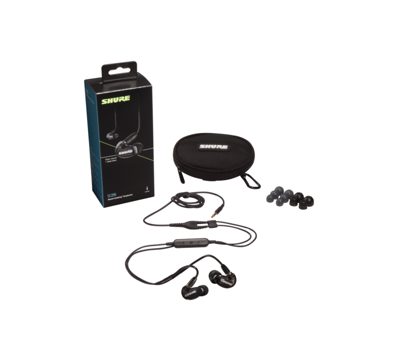 Внутриканальные наушники с динамическим драйвером и кабелем-гарнитурой, цвет черный