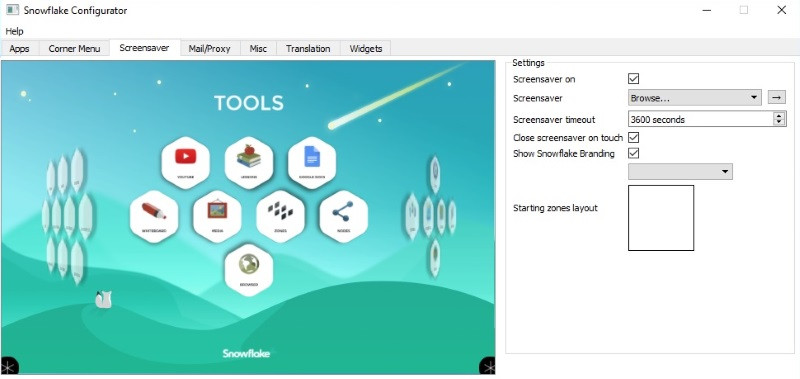 Конфигуратор SnowFlake Multiteach