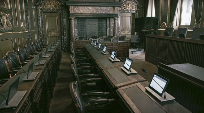 Зал Совета в Антверпене: гармония истории и технологий, фото-8