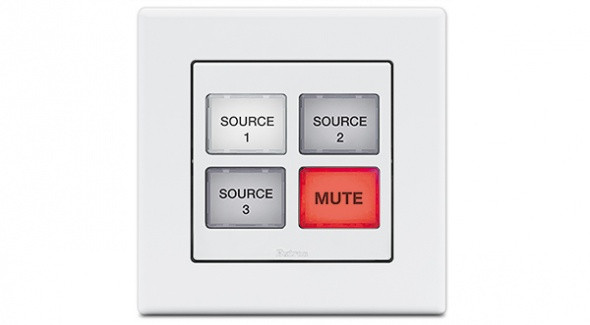 Кнопочная панель eBUS с 4 кнопками – формат MK