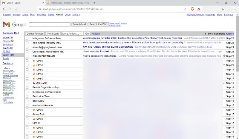 Gmail Basic HTML