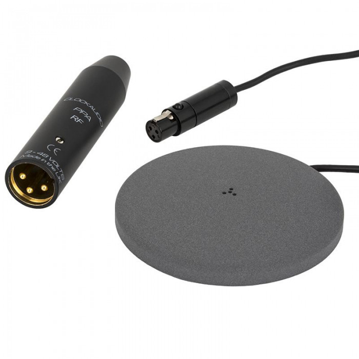 Низкопрофильный для поверхностного монтажа всенаправленный конденсаторный микрофон, 3M cable terminated with Tini Q / 3 Pin XLR PPA-RF. Цвет серый