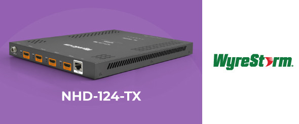 WyreStorm NetworkHD 120 дополнена 4-канальным 4K-кодером NHD-124-TX