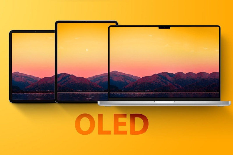 Apple добавит OLED-дисплеи в линейки iPad и MacBook