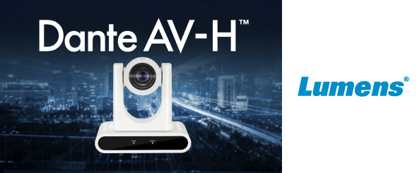 Lumens выпускает сверхширокоугольную PTZ-камеру с автотрекингом и Dante AV-H